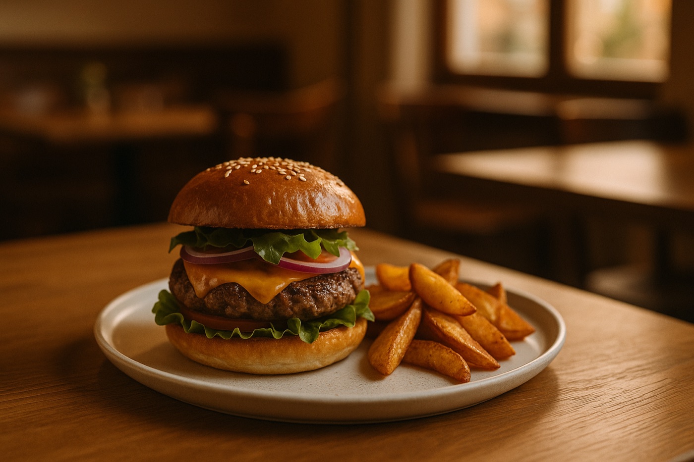 Burger vom Grillabend