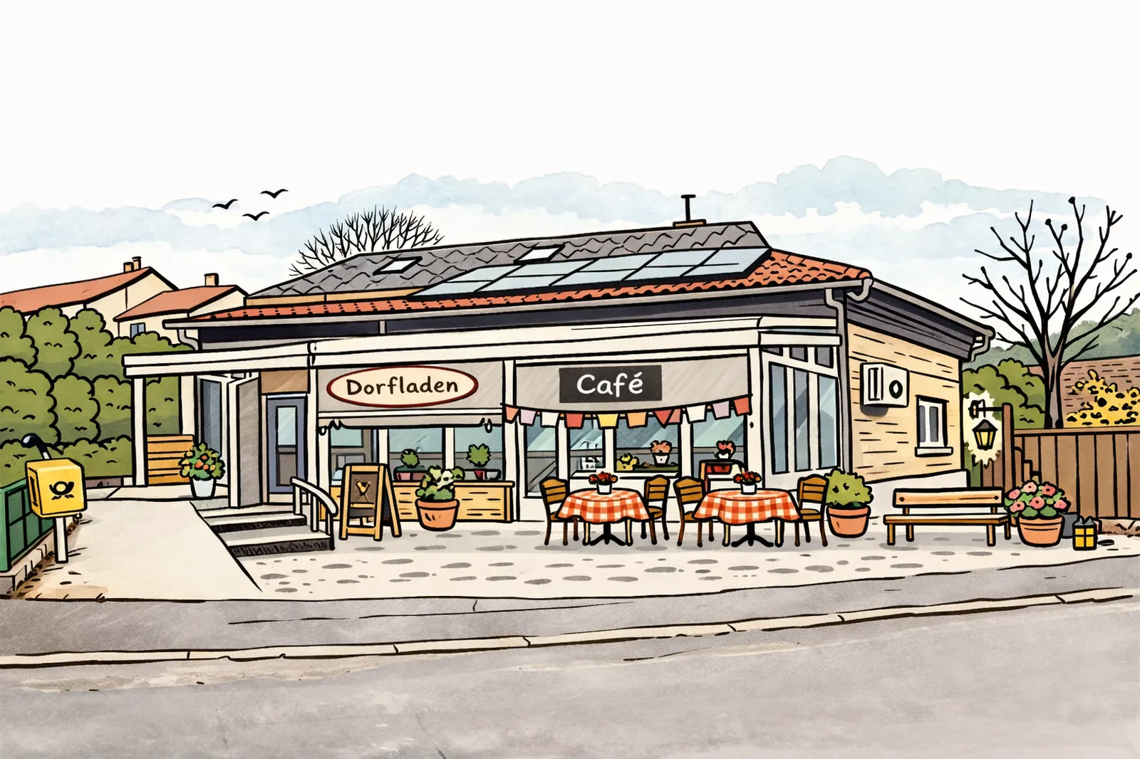 Illustration: Unser Laden Roringen