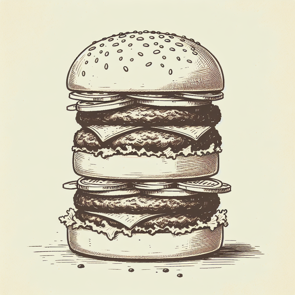 Doppel-Cheese-Burger