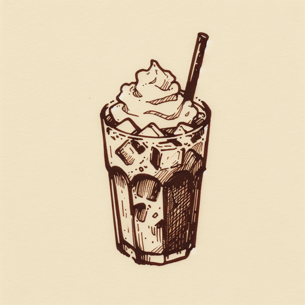 Großer Eiskaffee/Eiskakao