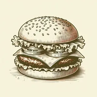 Großer Cheese-Burger