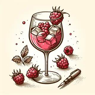 Himbeer-Spritz (auf Wunsch alkoholfrei)